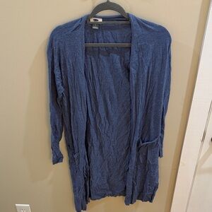 Old Navy Blue Open Front Cardigan